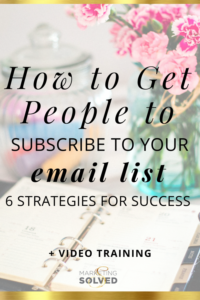 how to get email subscribers