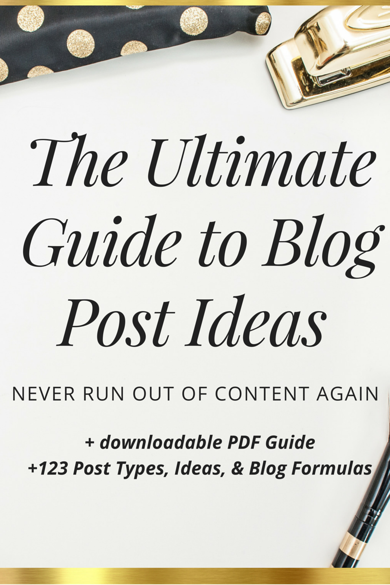 Ultimate Guide to Creating Blog Posts Free Guide