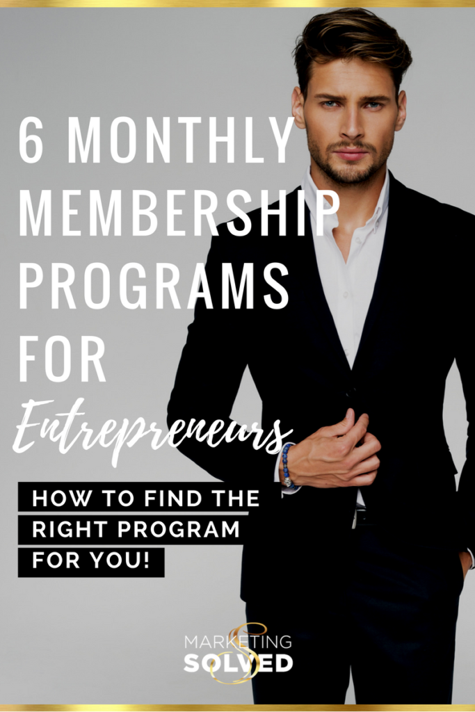 6 Monthly Membership Programs Perfect for Small Business & Entrepreneurs // Marketing // Small Business Marketing // Membership Programs for Entrepreneurs