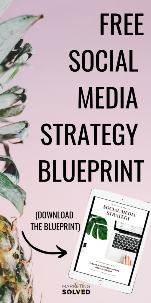 Free Social Media Strategy Blueprint // Download this Free Social Media Strategy Template // Free Social Media Marketing Plan